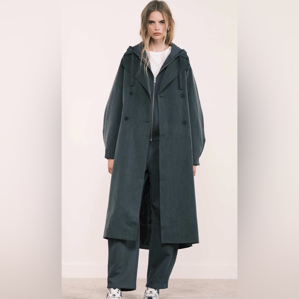 Dark Gray Trench Coat